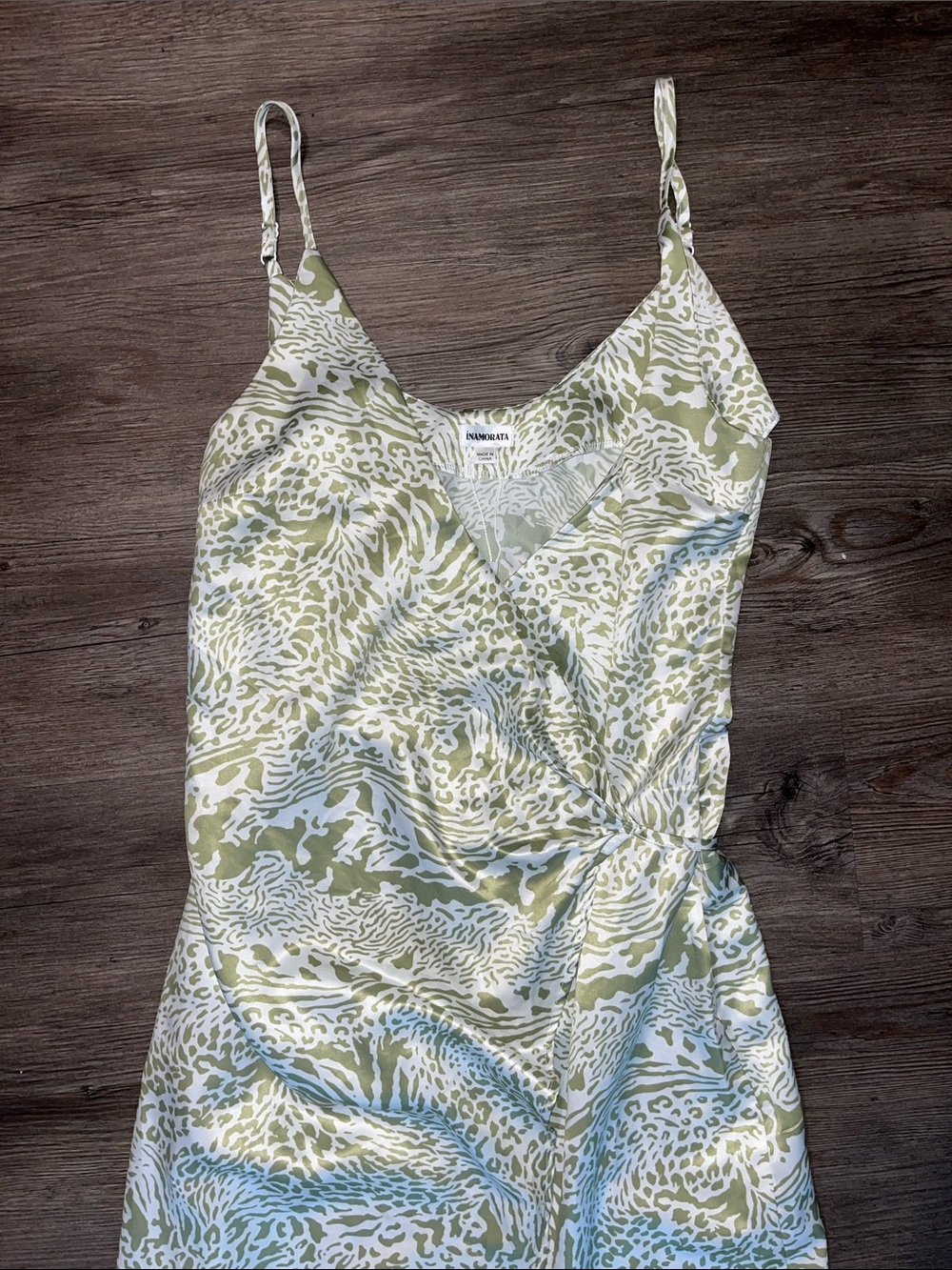 INAMORATA Printed Slip Dress